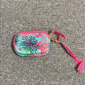 Lilly Pulitzer small neoprene pouch